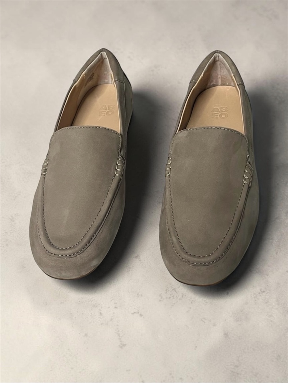 ABEO Harbor Metatarsal Taupe Nubuck Women’s Loafers Shoes Size 10